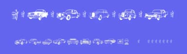 Old Car — Dingbats Font — thumbnail 3