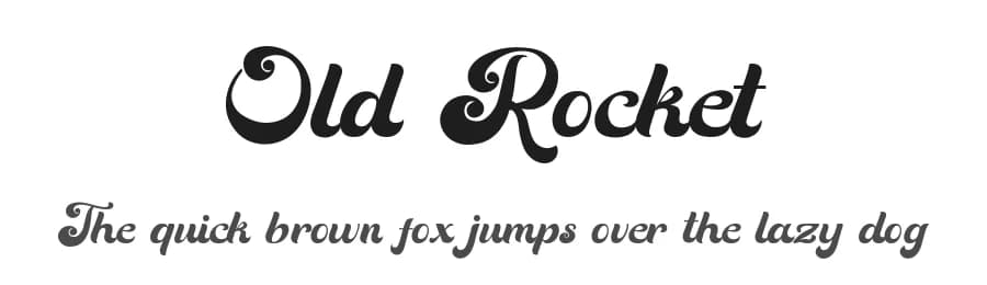 Old Rocket by PutraCetol Studio — Script Handwritten Font