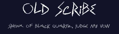 Old Scribe by Galdino Otten Fonts — Script Handwritten Font — thumbnail 2
