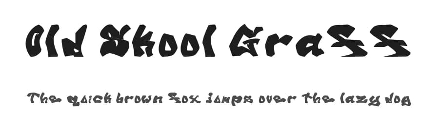 Old Skool Graff by big_buz — Script Handwritten Font