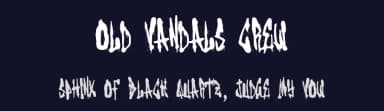 Old Vandals Crew by Woodcutter — Script Handwritten Font — thumbnail 2