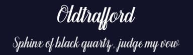 Oldtrafford by Danti — Script Handwritten Font — thumbnail 2