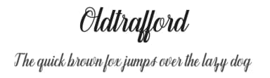 Oldtrafford by Danti — Script Handwritten Font — thumbnail 1