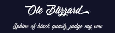 Ole Blizzard by Typhoon Type - Suthi Srisopha — Script Handwritten Font — thumbnail 2