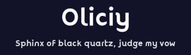 Oliciy by LJ Design Studios — Sans Serif Font — thumbnail 2