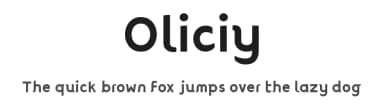 Oliciy by LJ Design Studios — Sans Serif Font — thumbnail 1
