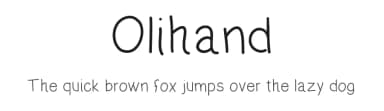 Olihand by Olivier Langlois — Script Handwritten Font — thumbnail 1