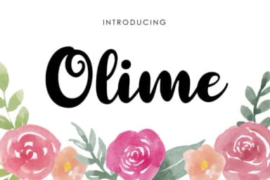 Olime Font by Grezline Studio — Script Handwritten Font — thumbnail 1