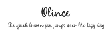 Olince by Kong Font — Script Handwritten Font — thumbnail 1