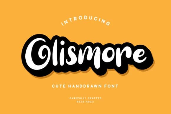 Olismore Font by Grezline Studio — Script Handwritten Font