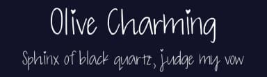 Olive Charming by Joelle Duff — Script Handwritten Font — thumbnail 2
