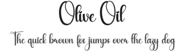 Olive Oil by Scratchones — Script Handwritten Font — thumbnail 1