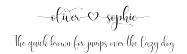 Oliver Sophie by Hamzah Muhamad Ihsan — Script Handwritten Font — thumbnail 1