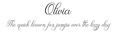Olivia by Font Bundles — Script Handwritten Font — thumbnail 1