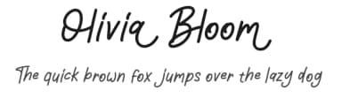 Olivia Bloom by Attype Studio — Script Handwritten Font — thumbnail 1