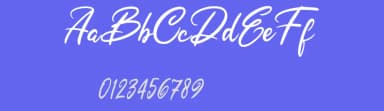 Olivia Dhorgent by cove703 — Script Handwritten Font — thumbnail 3