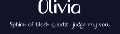 Olivia by Benoît Sjöholm — Sans Serif Font — thumbnail 2
