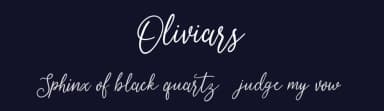 Oliviars by Maulana Creative — Script Handwritten Font — thumbnail 2