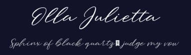 Olla Julietta by Cupcake Std — Script Handwritten Font — thumbnail 2