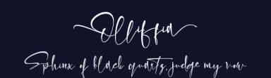 Olliffia by Letterara — Script Handwritten Font — thumbnail 2