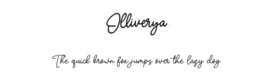 Olliverya by Maulana Creative — Script Handwritten Font — thumbnail 1