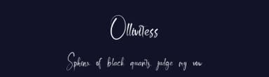 Ollivitess by Fahmi Hayat — Script Handwritten Font — thumbnail 2