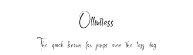 Ollivitess by Fahmi Hayat — Script Handwritten Font — thumbnail 1