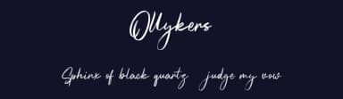Ollykers by Maulana Creative — Script Handwritten Font — thumbnail 2