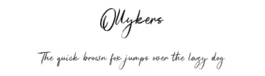 Ollykers by Maulana Creative — Script Handwritten Font — thumbnail 1