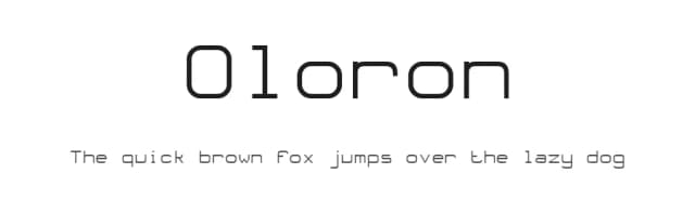 Oloron by Michel Bujardet — Sans Serif Font