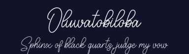 Oluwatobiloba by Integritype Studio — Script Handwritten Font — thumbnail 2