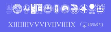Olympiad XXX by SpideRaYsfoNtS — Dingbats Font — thumbnail 3