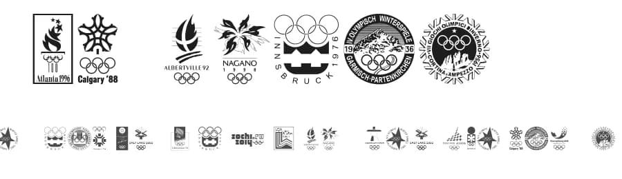 Olympiad XXX by SpideRaYsfoNtS — Dingbats Font