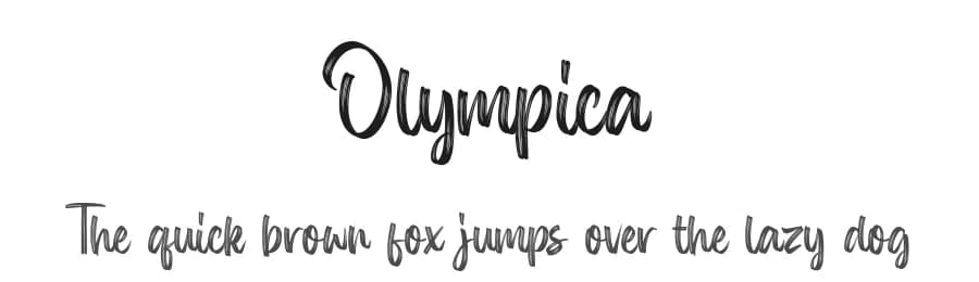 Olympica by Balpirick Studio — Script Handwritten Font