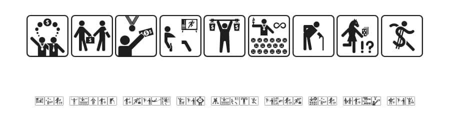 Olympukes by Virus Fonts — Dingbats Font