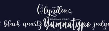 Olyndia by Yumna Family — Script Handwritten Font — thumbnail 2