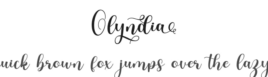 Olyndia by Yumna Family — Script Handwritten Font