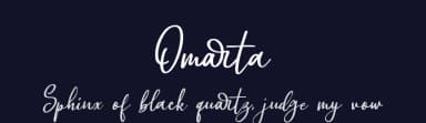 Omarta by DM Letter Studio - Dimas Prasetyo — Script Handwritten Font — thumbnail 2