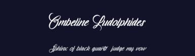 Ombeline Ludolphides by Cat.B — Script Handwritten Font — thumbnail 2