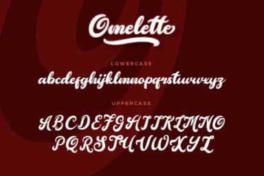 Omelette Font by Grezline Studio — Script Handwritten Font — thumbnail 5