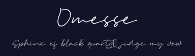Omesse by Thanoestd — Script Handwritten Font — thumbnail 2