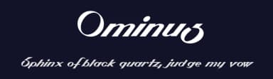 Ominus by Chequered Ink — Sans Serif Font — thumbnail 2