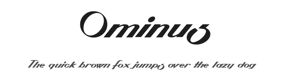 Ominus by Chequered Ink — Sans Serif Font