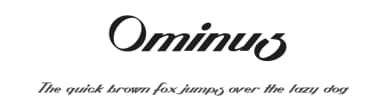 Ominus by Chequered Ink — Sans Serif Font — thumbnail 1