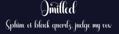 Omitted by Scratchones — Script Handwritten Font — thumbnail 2