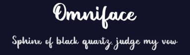 Omniface by Allouse Studio — Script Handwritten Font — thumbnail 2