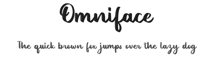 Omniface by Allouse Studio — Script Handwritten Font