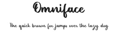 Omniface by Allouse Studio — Script Handwritten Font — thumbnail 1