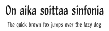 On aika soittaa sinfonia by Juha Korhonen — Script Handwritten Font — thumbnail 1
