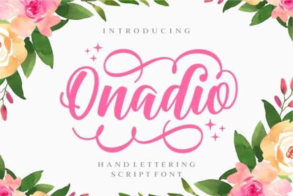 Onadio Font by Keithzo (7NTypes) — Script Handwritten Font